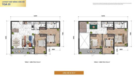 Sụp hầm 3 căn giá tốt nhất stu, 1 + , 2N và 3N, view sông ngắm pháo hoa, ck 21%, miễn lãi 36 tháng