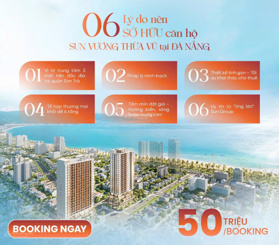 CĐT SUN GROUP RA MẮT DỰ ÁN CÁCH BIỂN 200M. GIÁ DỰ KIẾN 2TY3/CĂN. NHẬN BOOKING GIỮ CHỖ 50TR CÓ HOÀN