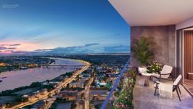 Căn hộ Vic Grand Quare sống chuẩn sang, view triệu đô từ sông Hồng