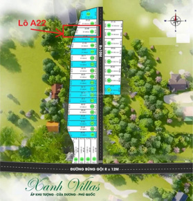 Bán lô đất đẹp 500m2 khu biệt thự Xanh Villa Búng Gội, Cửa Dương, Phú Quốc 2,9 tỷ. 0964 386 284
