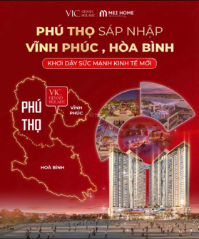 Chỉ từ 1,3 tỷ/căn sở hữu căn hộ tại tại trung tâm TP Việt Trì. Cho thuê tạo dòng tiền 9tr/tháng