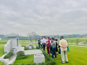 Sở hữu khuân viên đất nghĩa trang 40m2 hướng Đông Nam chân Địa Tạng Vương cạnh chùa chỉ 13tr Ck 4%