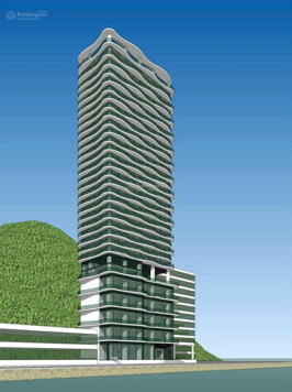 Hạ Long: 279 tỷ lô đất mặt phố Bãi Cháy 1486m2 MT 68m có GPXD khách sạn 34 tầng view biển Hạ Long