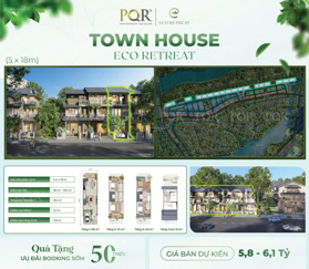 Báo giá nhà phố - biệt thự - shophouse eco Retreat Vốn chỉ từ 1,4 tỷ trong 24 tháng
