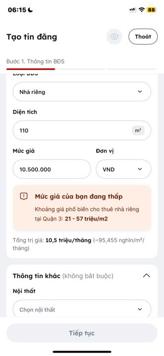 Cho thuê NR 110m2, 10,5 triệu tại Lê Văn Sỹ, Phường 12, Quận 3, HCM