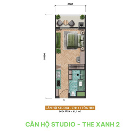 Full giá dự kiến1.6 tỷ sở hữu ngay căn hộ Xanh Island - Cát Bà