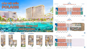 Căn hộ biển Polaris - Thanh toán chỉ từ 580tr - Bàn giao full nội thất - Giỏ hàng mới nhất từ CĐT