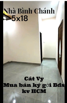 Bán nhà 90m² 1 trệt 1 lầu kv Bình Chánh - HCM