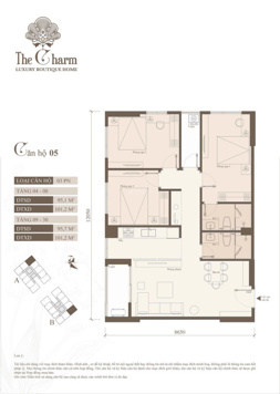 Giá bán tốt nhất cho KH mua căn hộ The Charm thời điểm hiện tại, chiết khấu khủng tháng 5