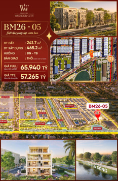 Bình Minh BM-08 song lập sông view toàn công viên hồ vip giá 270tr/m2, khẳng định đẳng cấp chủ nhân