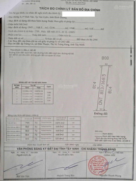 Chính chủ cần bán lô đất KCN Phước Đông full thổ chỉ 980tr