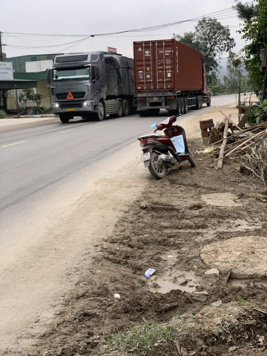 CHO THUÊ ĐẤT MẶT ĐƯỜNG NAM CẤM KHU CÔNG NGHIỆP NAM CẤM NGHỆ AN, MT 15,3m