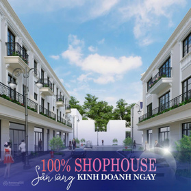 Mở bán dãy Shophouse mặt đường Đinh Tiên Hoàng TP Hòa Bình, giá chỉ từ 56trđ/m2 (đã bao gồm XD)
