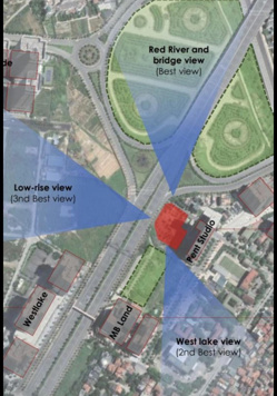 1000 tỷ có TT Thương Mại Tây Hồ DT 5555m2 30 Tầng, MT 310m. KD văn phòng khách sạn và căn hộ CC