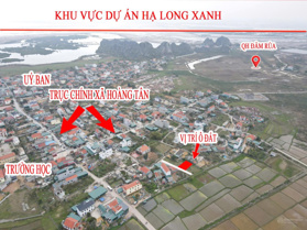 Cần bán ô đất 101m2 trung tâm xã Hoàng Tân gần với dự án Hạ Long Xanh - Vingroup