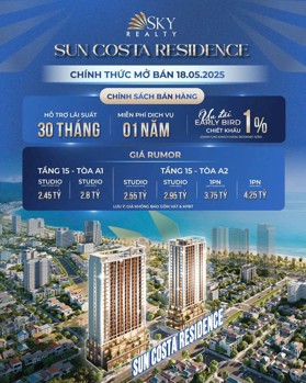 SUN COSTA RESIDENCE ĐÀ NẴNG (SUN COSTA VƯƠNG THỪA VŨ) | SIÊU PHẨM CĂN HỘ BIỂN CAO CẤP TỪ SUN GROUP