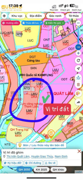 Bán Đất Thổ Cư Thị Trấn Quất Lâm Gần Khu Du Lịch Biển, Tiềm Năng Tăng Giá Cao