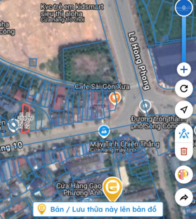 Bán đất mặt phố kinh doanh Sông Công. Diện tích: 217,3m2 (150m2 ở đô thị; 67,3m2 CLN) mặt tiền