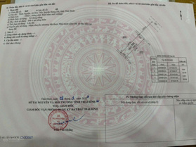 Trục huyện Hòa Tiến Hưng Hà 2 lô liền kề