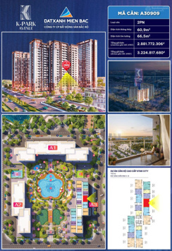 cần bán căn K-Park avenue Thanh Hoá 61m2 2PN 2WC nội thất nhập khẩu châu âu!!