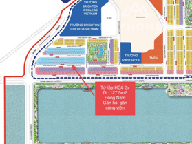 Cần tiền kinh doanh bán thu hồi vốn Liền kề TĐ8 gần hồ dự án Vinhomes Global Gate Cổ Loa