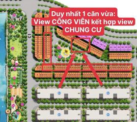 SUẤT NGOẠI GIAO QUỸ THƯỞNG DUY NHẤT VIEW CÔNG VIÊN 4 TÒA CHUNG CƯ, DT 60m2, xây 5 tầng 1 hầm, MT 4m