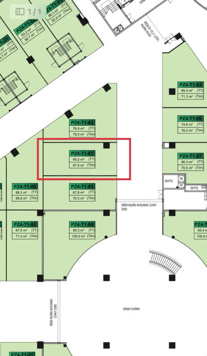 Chính chủ cần bán mặt bằng kinh doanh khu trung tâm thương mại Parking Zone 4 Vinhomes Smart City