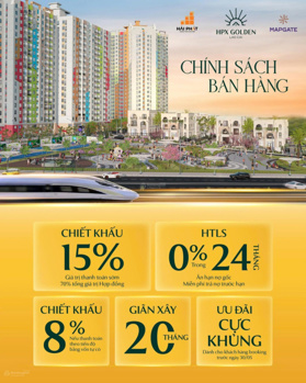 Nhận booking đặt chỗ những căn HPX Golden Lào Cai