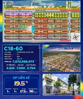 Quỹ mới đợt 2 tổng 250 Nhà phố, biệt thự quảng trường nhạc nước, DT 68m2, xây 3,5 tầng giá từ 5 tỷ
