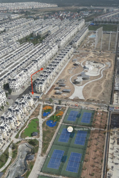 Shophoues 2 mặt tiền rộng 6m, vỉa hè rộng 5m, đường trước nhà 20m. Đối diện công viên 7,5Ha