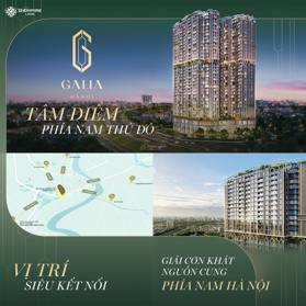 Quỹ 10 căn ngoại giao VIP cho dự án Galia Hanoi