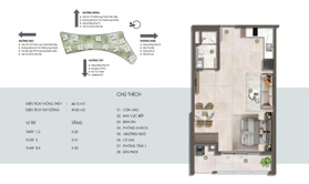 CH 1 PN The Privé Song Hành An Phú Q2 dự kiến 99tr/ m2 tỷ 49m2