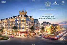 Bán shophouse tại The Crown Eden, giá thỏa thuận, 150m2, mặt tiền 7.5m, view đẹp
