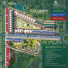 Nhận booking shophouse The Crown Eden, Dĩnh Trì, Bắc Giang, diện tích nhỏ nhất 150m2 mặt tiền 7,5m