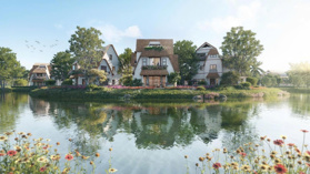 Biệt thự đảo Châu Âu Ecopark Vinh - view hồ cạnh Cluphouse 5 sao. Căn VIP giá đầu tư