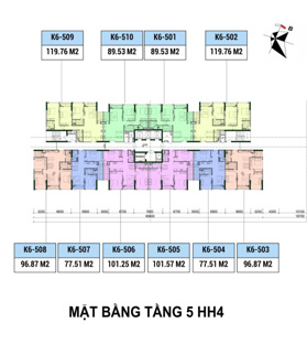 CHUẨN CHÍNH CHỦ MÌNH CẦN BÁN CĂN K6-410 DỰ ÁN KHAI SƠN CITY GIÁ RẺ NHẤT 5.2 TỶ. LH: 0967 065 652
