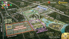 Bán biệt thự, liền kề có tầng hầm tại dự án Sun Urban Hà Nam giá chỉ 5,7 tỷ/căn