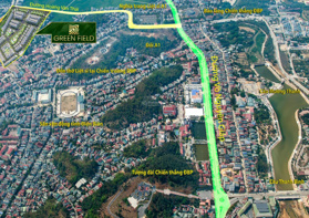 Bán đất mặt đường Hoàng Văn Thái, mặt tiền 7m, diện tích 126m2, 300m2, giá 2xtrr/m2