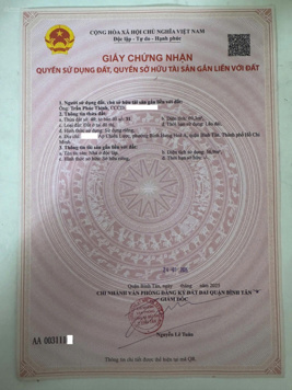Chính chủ bán nhà riêng mới xây 70m2 DT đất chỉ 3tỷ880 tại Ấp Chiến Lược, Bình Tân