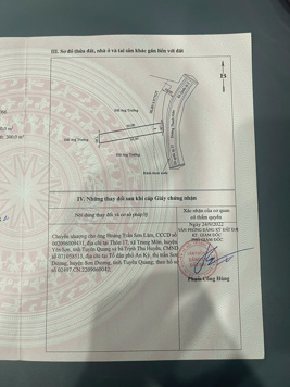 Bán đất mặt đường Thanh Niên thôn 18, xã Kim Phú, TP Tuyên quang