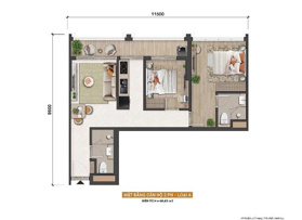 BLANCA CITY VŨNG TÀU - 2PN - 68m2 - CK 23% 0939 116 831