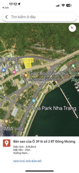 Bán đất số 10 Phạm Văn Đồng đối diện Bến Du Thuyền Ana Maria. View đẹp gía tốt. Gọi 0912 514 599
