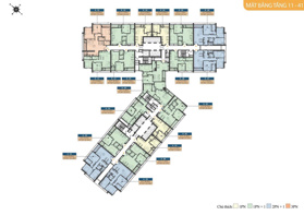 Quỹ căn 3PN HH1 HH2 đẹp nhất Kepler Land giá từ 85tr/m2, DT 98, 102, 118m, 124m2. Lh 0961 940 768
