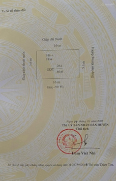 Chính chủ bán lô giá đất mặt phố Hoa Lư, khu đấu Đầm Sen - Thiên Tôn - Hoa Lư - Ninh Bình