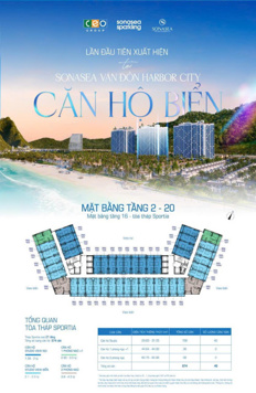 Bán nhanh căn hộ biển cao tầng đầu tiên tại Sonasea Vân Đồn Harbor City. LH 0986 006 892