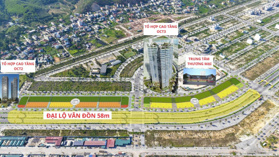 Mở bán Shophouse trục đại lộ 58m Vân Đồn, DT 87,5m2 xây sẵn 5,5 tầng, CK 6%, giá bán chỉ 7,8 tỷ