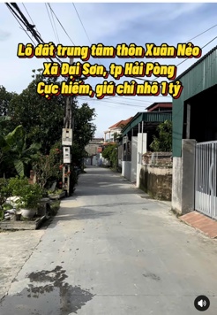 Bán 76m2 Xuân Nẻo, Hưng Đạo , Tứ Kỳ. Đường oto vào giá 1.2 tỷ
