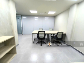 Văn phòng 26m2 giá 5,4 triệu/tháng full nội thất, miễn phí (điện, xe máy, wifi, phòng họp)
