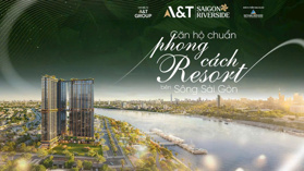 Bán căn hộ  mặt tiền sông ,tiêu chuẩn resort 5 sao A&T Sài Gòn Riversides