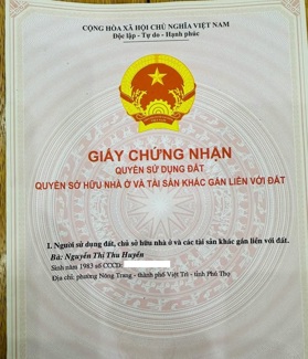 Bán đất Xuân Huy, Lâm Thao chính chủ